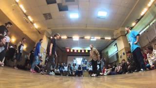 Sucka Punch vs Dasha & Anya (PRE 2x2 PRO | Cowabanga Battle Boom 2014) - #bboy #bgirl #breakdance