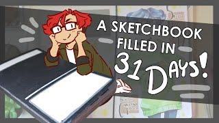 ONE MONTH SKETCHBOOK TOUR | I'm So Tired Man This Was Exhausting