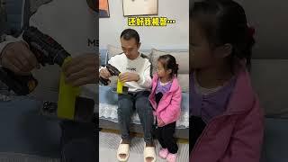 In order to earn some money  dad really used all the tricks# funny# cute baby