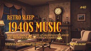 Nostalgic 1940s Style Tunes Playing in Another Room but It's Raining at Grandparents' House #40