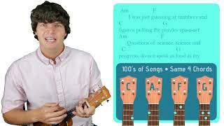 The Scientist - Coldplay | Easy Ukulele Tutorial & Cover (96)