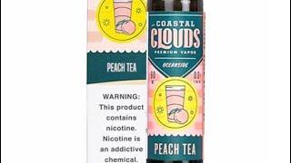 Peach Tea Oceanside by Coastal Clouds! Amazing peach flavor! Not so much Tea though!? Great flavor!