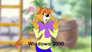 8-Bit Cat Leopold Says Windows 2000