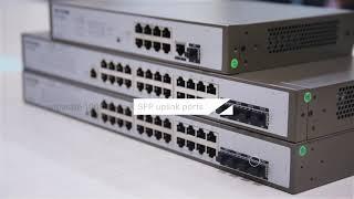 IP-COM Profi Gigabit PoE Switch series with  ProFi software controller.