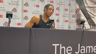 Eugene Brown discusses new role as regular starter for Ohio State, preview Illinois