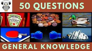 General Knowledge Quiz Trivia #147 | Ketchup, Coin, Male Duck, Ping Pong, Boxing, Cruise Ship