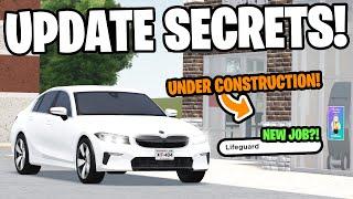 NEW GREENVILLE UPDATE SECRETS! (CONSTRUCTION?!) - Roblox Greenville