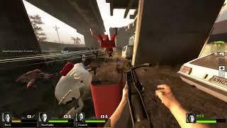 Using motion aiming only, with a 1 handed joycon on L4D2