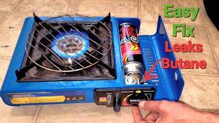 How To Fix Ministove Leaks Butane  Camping Stove Leaking, DIY Easy Fix