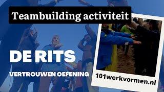 Teambuilding activiteit: door de Rits