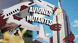 AVIONES MUTANTES Destrozan y infectan la ciudad #1 - Infected Sky | Hilos con Cheems