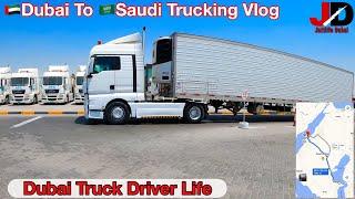 Dubai To Saudi Trucking Vlog | Dubai Truck Driver Life | @prabhjattlife01