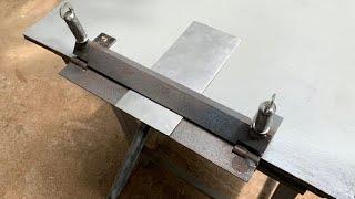 Make A Simple Sheet Metal Bending Tool- DIY Projects