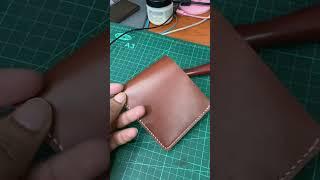 Been awhile! Classic bifold leather wallet!  Handmade and hand stitched!