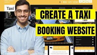 HOW TO CREATE TAXI BOOKING WEBSITE ON WIX 2024