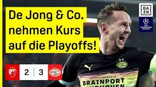 Sehenswerter Volley! PSV rettet Führung: Roter Stern - PSV Eindhoven | UEFA Champions League | DAZN