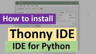 How to Install Thonny IDE on Windows