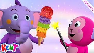 Kent el elefante | Aprende colores con frutas helados  Aprendizaje divertido | Aprender colores