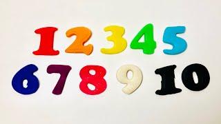 Best Learning Video for Toddlers Learn Numbers with Play-Doh Colors