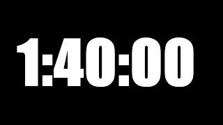 1 HOUR 40 MINUTE TIMER • 100 MINUTE COUNTDOWN TIMER ⏰ LOUD ALARM ⏰