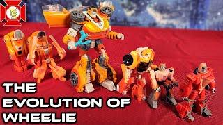 EVOLUTION OF WHEELIE – G1 to Studio Series 86 All Versions Review