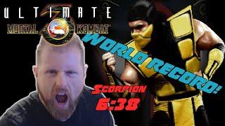 WORLD RECORD! - Ultimate Mortal Kombat 3 Speedrun with SCORPION