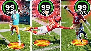 1 Handed Catch with Every 99 Overall Player in Madden!