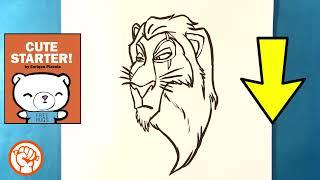 How to Draw Scar  Drawing  Lion King - Easy Pictures to Draw