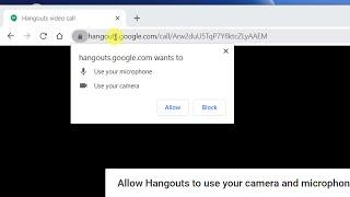 Google Hangouts Camera not Working on Chrome Fix