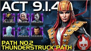 MCOC: Act 9.1.4 - Path 02 - The Thunderstruck Path - Shuri vs Lady Deathstrike - 2024