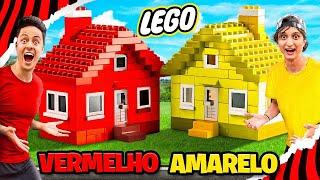 QUEM FICA MAIS TEMPO NA CASA DE LEGO DA SUA COR, VENCE! - Desafio!