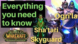 Sha'tari Skyguard and Ogri'la | Getting Started and Exalted in less than 30 days: reputation rewards