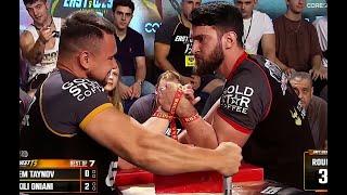 Betkili Oniani vs Artem Taynov 4-1. Armwrestling