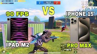 iPhone 15 Pro Max vs iPad M2  PUBG Test in TDM!