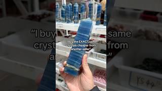 THE crystal shop VS other crystal shops #crystalwholesaler #bluecrystals #blueonyx
