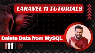 Laravel 11 tutorial #43 Delete data from MySql Table