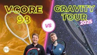 HEAD GRAVITY TOUR 98 vs YONEX VCORE 98 | Tennis Racket Review | New Tennis Racket | PH Tennis