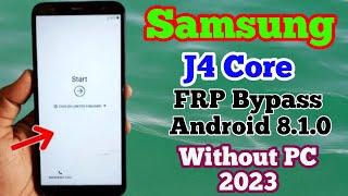 Samsung J4 Core FRP Bypass (J410F) Google Account Unlock | FRP Lock Remove Without PC Android 8.1.0