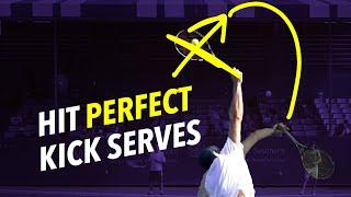 The Secrets of a Perfect Kick Serve #tennisserve #kickserve