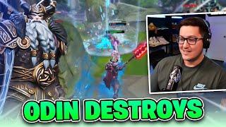 OLD 667 ODIN IS BACK. ITS LIKE SMITE 1 ALL OVER AGAIN - Odin Ranked Jungle Smite 2