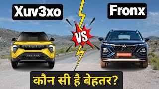 2025 Mahindra Xuv 3xo Vs Maruti Suzuki Fronx Comparison | Under 16 Lakh | कौन सी है बेहतर?