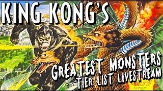 King Kong's Greatest Monsters - Monster Kid Cory Tier List Livestream