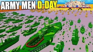 Full-Scale Army Men D-DAY Beach Invasion of MEGA-FORTRESS! - Attack on Toys