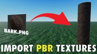 How to Import realistic/PBR textures into Roblox Studio!