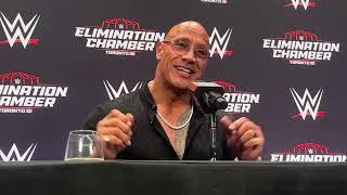 THE ROCK  GOES INTO DETAIL ON JOHN CENA ATTACKING CODY RHODES AT WWE ELIMINATION CHAMBER