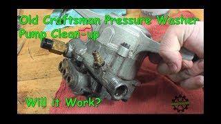 Old Craftsman Pressure Washer Pump Repair! Will It Work?