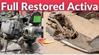 Full Restoration | Honda Activa Old | Old to New beast Honda activa | Modification |