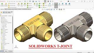 SolidWorks Tutorial T-Joint Modeling