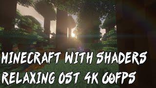 MINECRAFT Ambient Music & Ambience  Relaxing & Peace (Shaders ON, 4K 60FPS | Soundtrack)