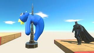 Jump Over Giant Spike and Wooden Grinder - Animal Revolt Battle Simulator